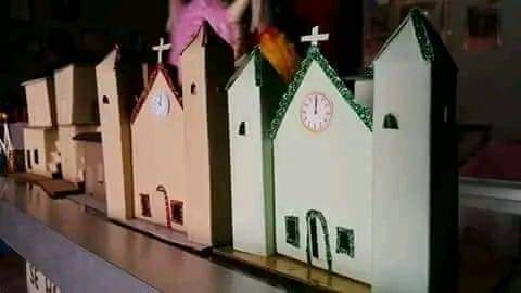 Casitas de cartulina 