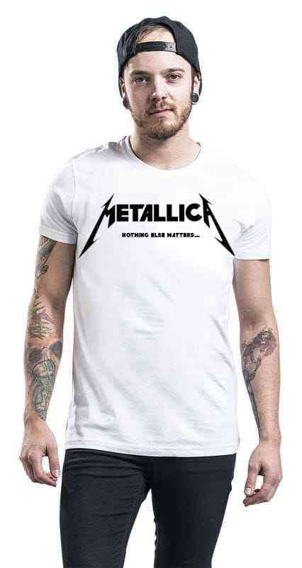 CAMISETAS BANDAS DE ROCK DISEÑO METALLICA