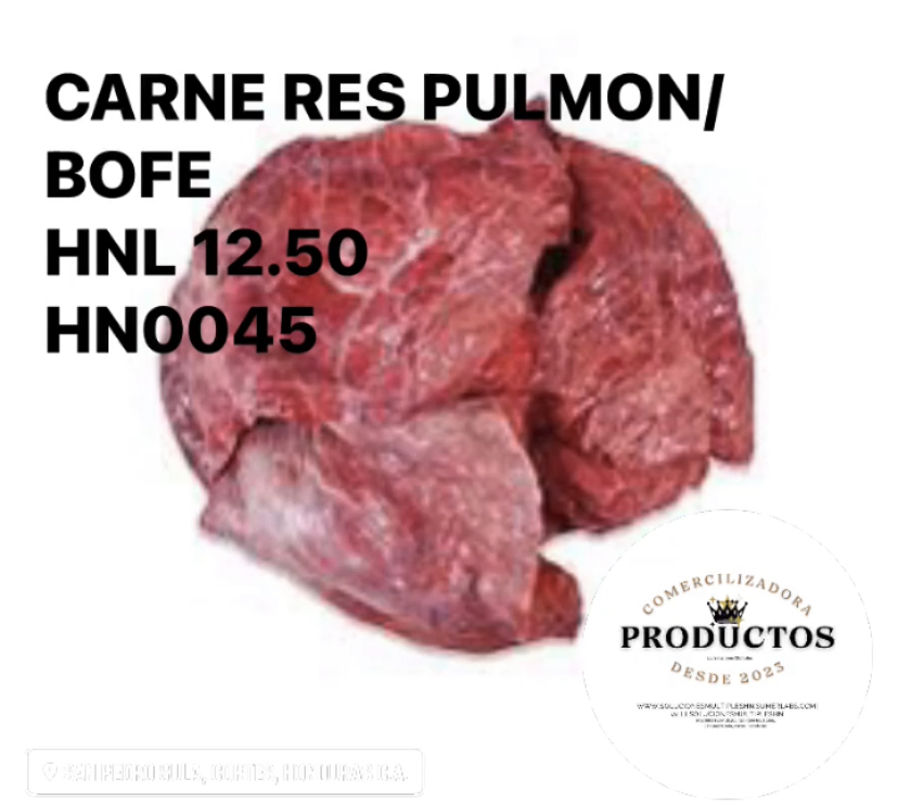 Carne de res hueso sopero