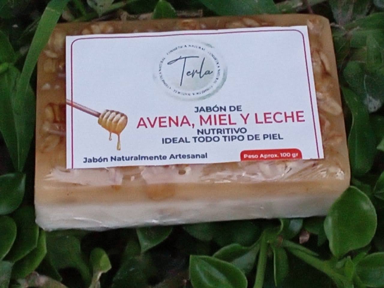 JABÓN AVENA MIEL Y LECHE