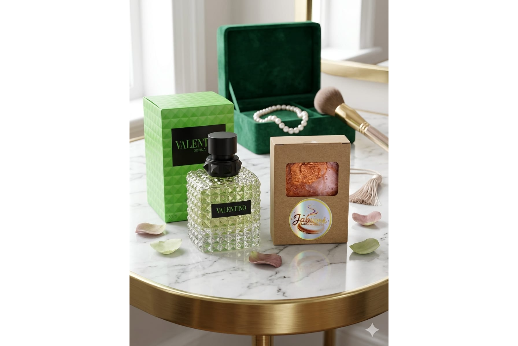 Jabón con perfumé VALENTINO GREEN
