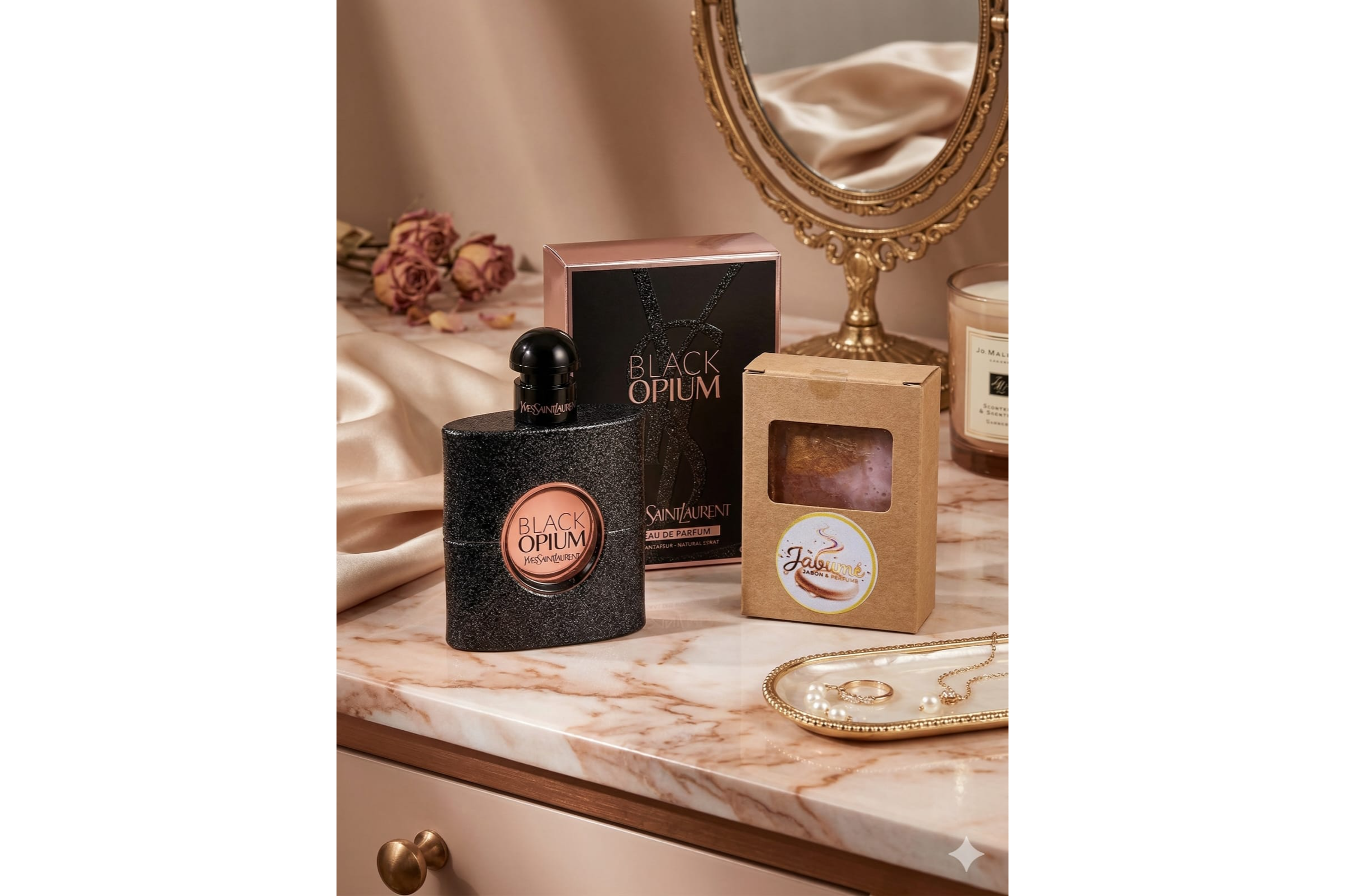 Jabón con perfume BLACK OPIUM YSL