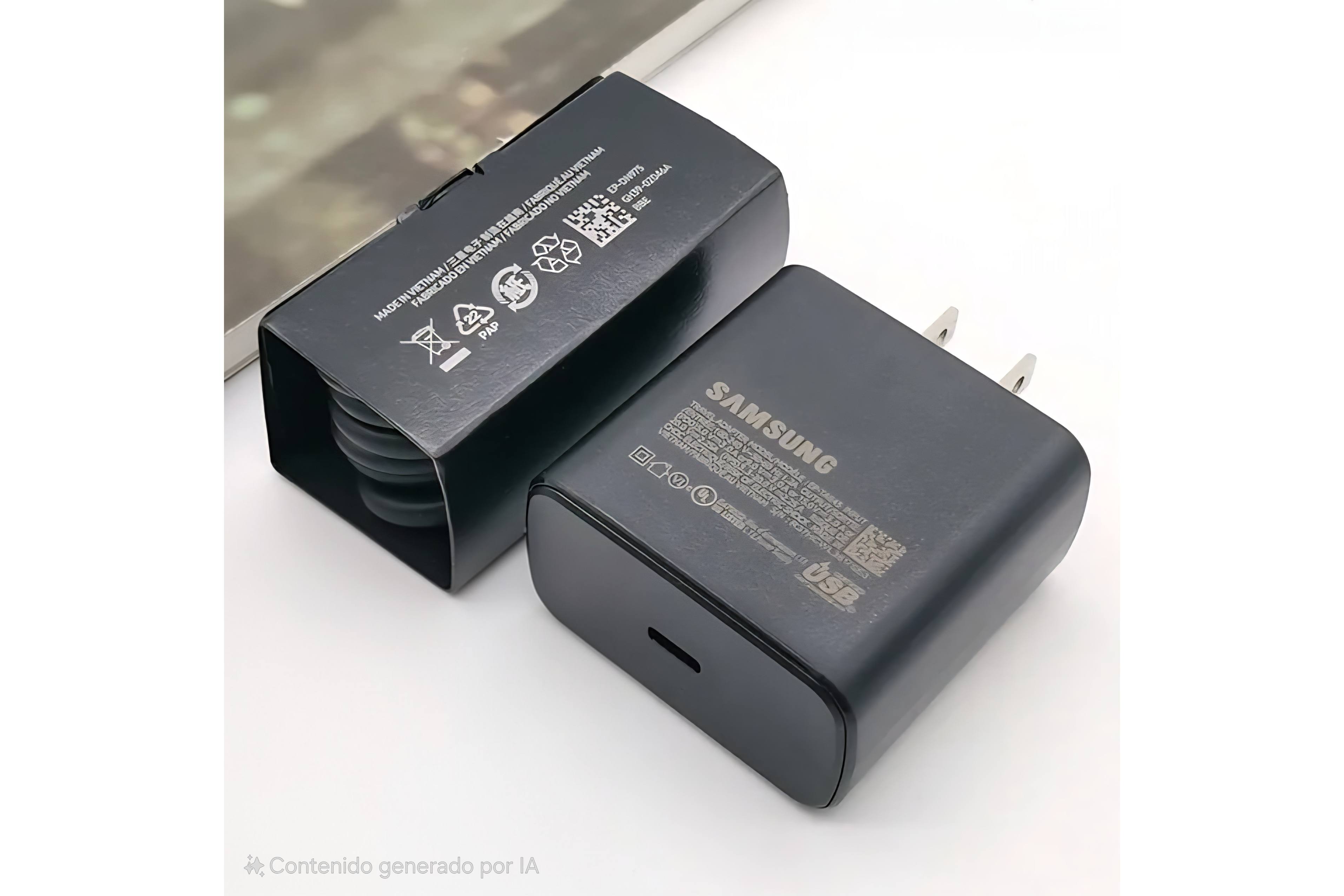 Cargador original Samsung de 45w 