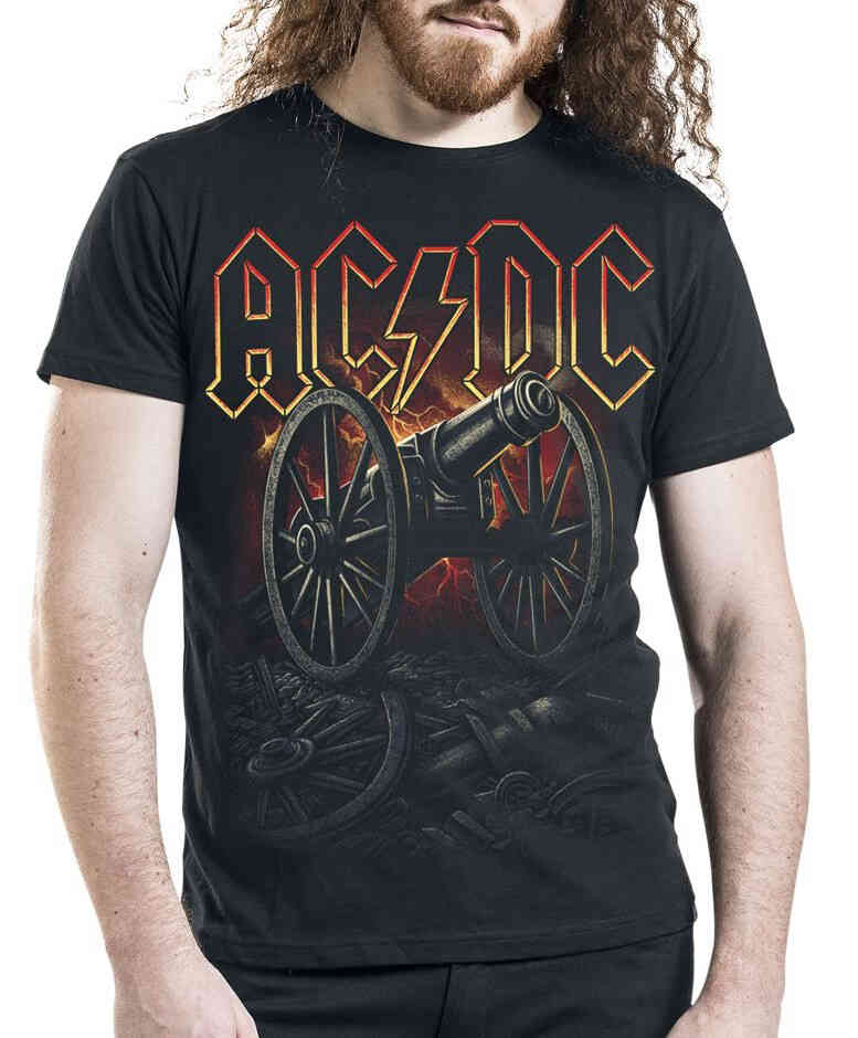 CAMISETAS BANDAS DE ROCK DISEÑO AC & DC