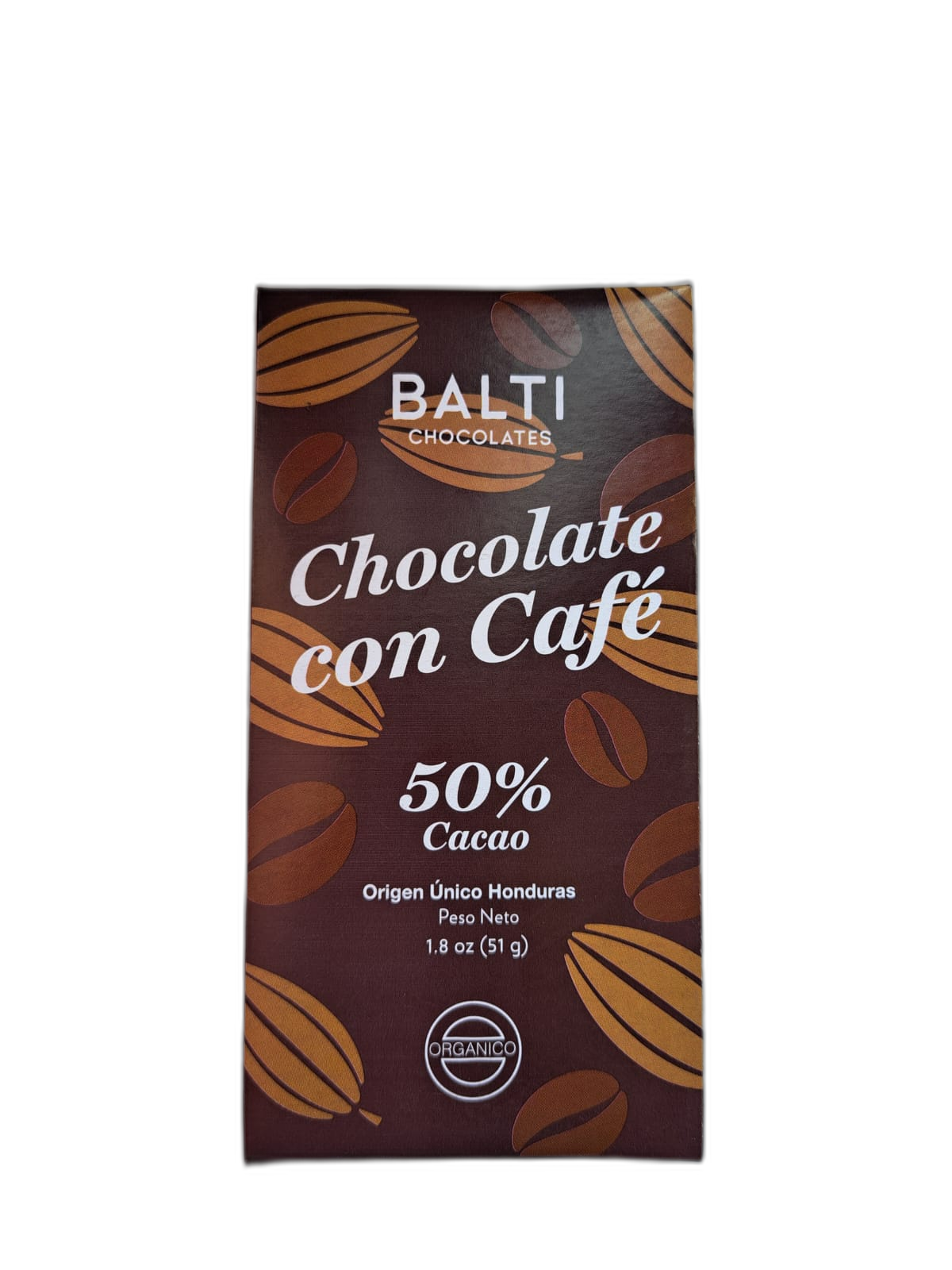 Chocolate 50% con Café