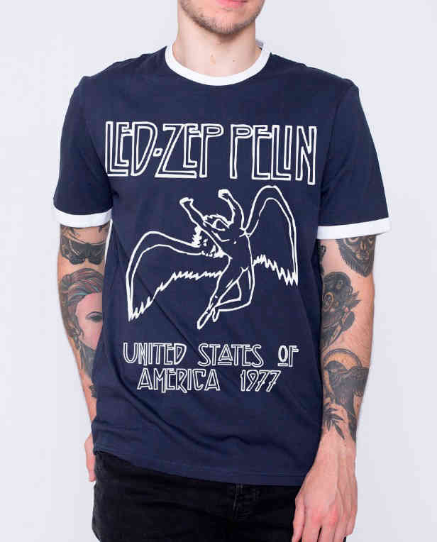 CAMISETAS BANDAS DE ROCK DISEÑO lEP ZEPELLIN
